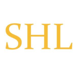 The letters SHL in yellow