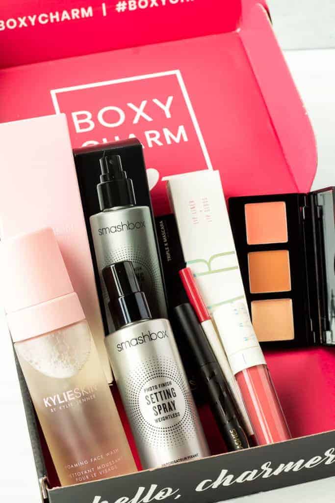 June 2020 BoxyCharm Base Box with all the items inside of it