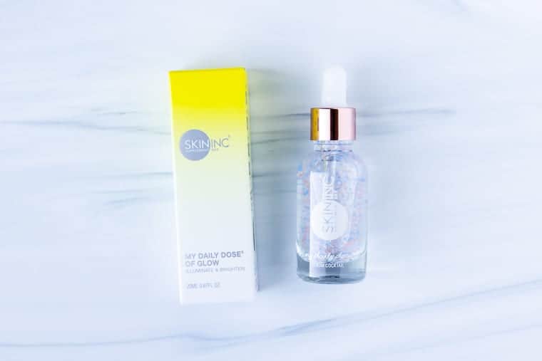 Skin Inc serum and packaging on a white background