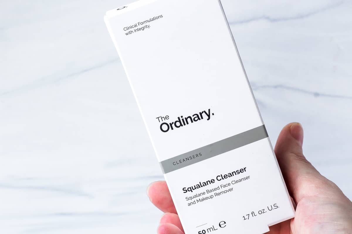 The Ordinary Squalane cleanser box