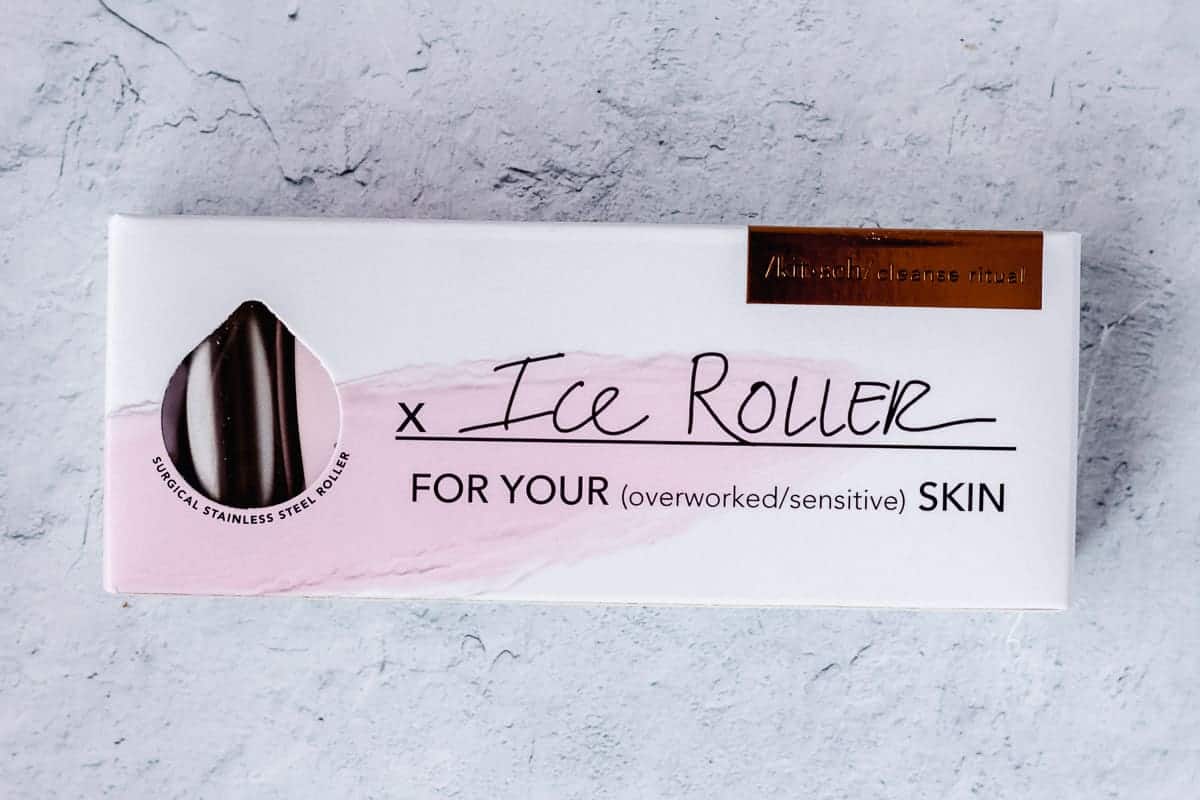 Kitsch Ice Roller in its packaging on a white background