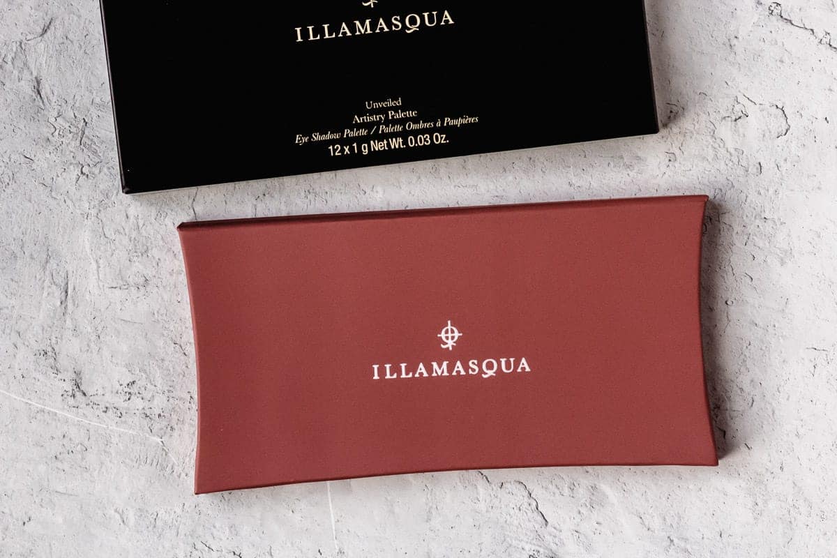 Illamsqua unveiled artistry palette closed on a white background