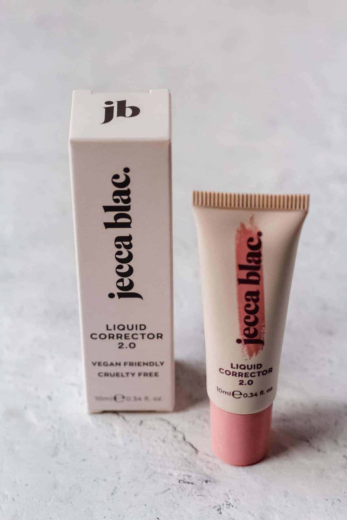 Jessica Blac Liquid Color Corrector 2.0 tube and box on a white background