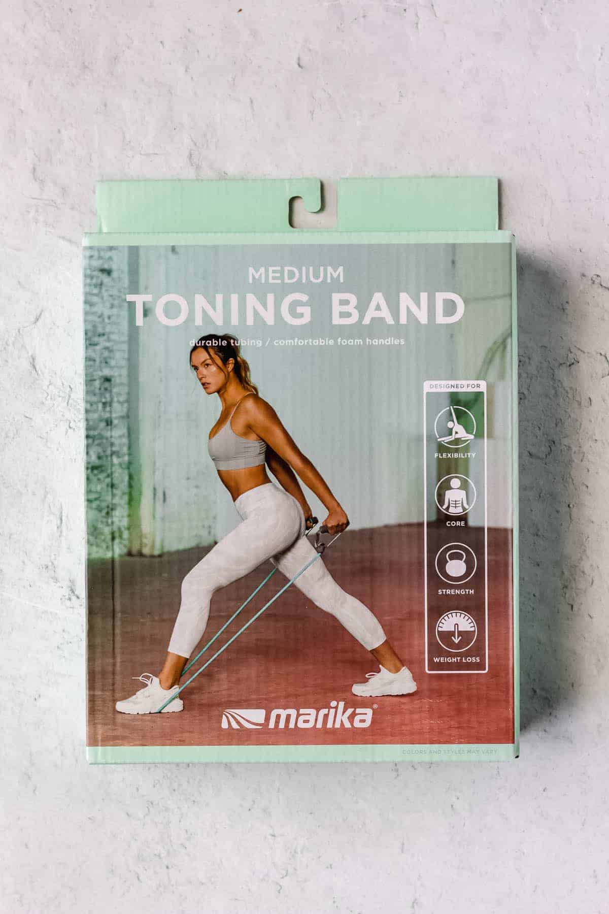 Marika medium toning band package on a white background
