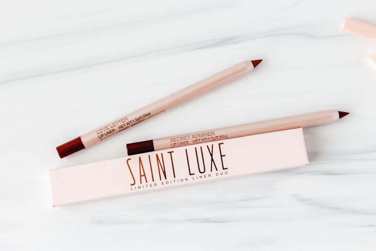 Saint Luxe Beauty Limited Edition Liner Duo opened on a white background