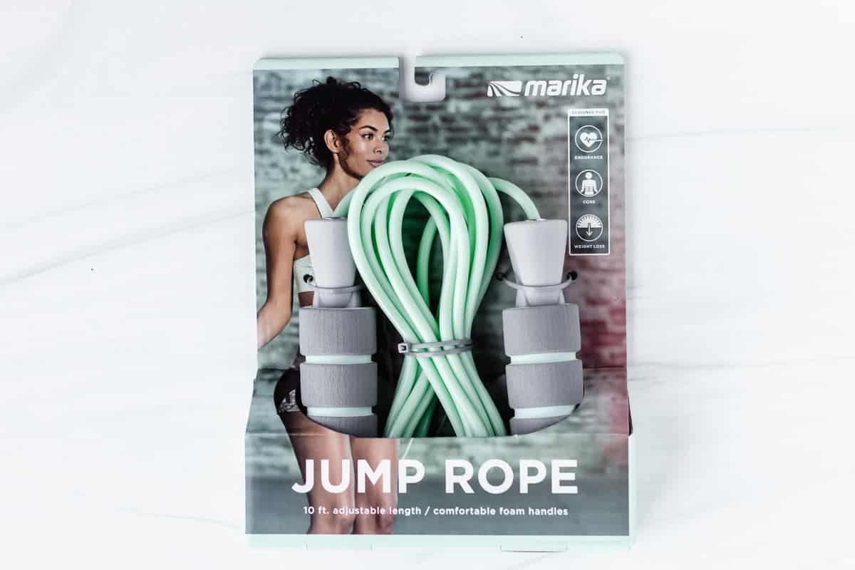 Marika jump rope in package on a white background