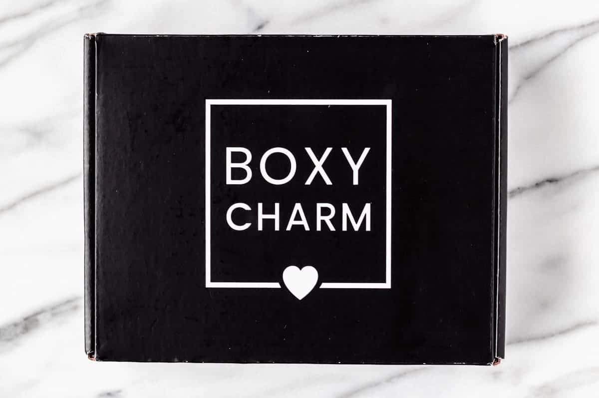 April 2021 Boxycharm box on a white background