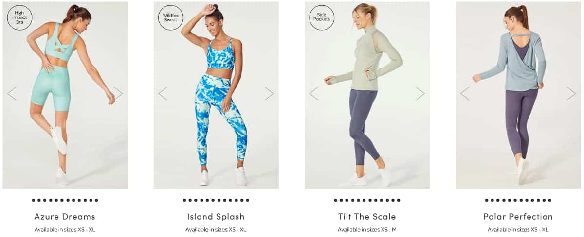 4 workout outfit choices for the april 2021 ellie box