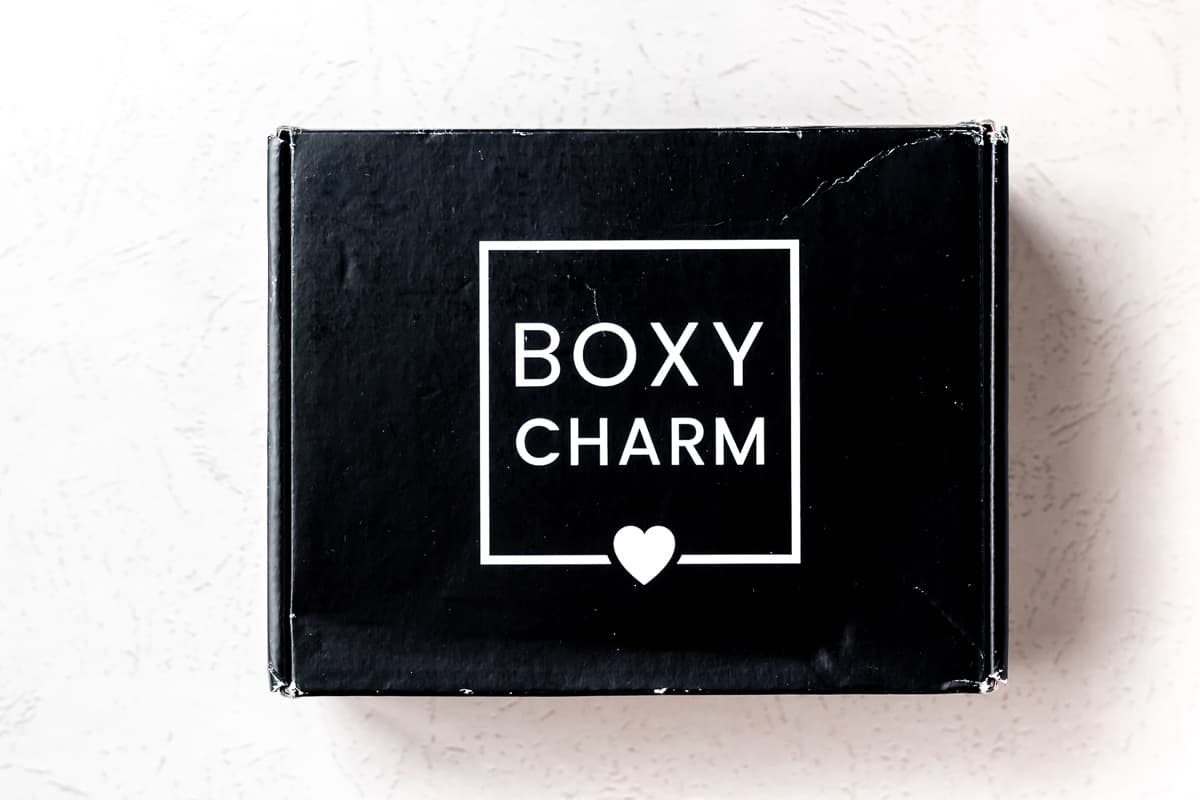 August 2021 Boxycharm box on a light background