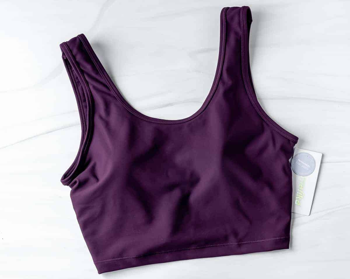 Marika Layla Long Sports Bra in potent purple