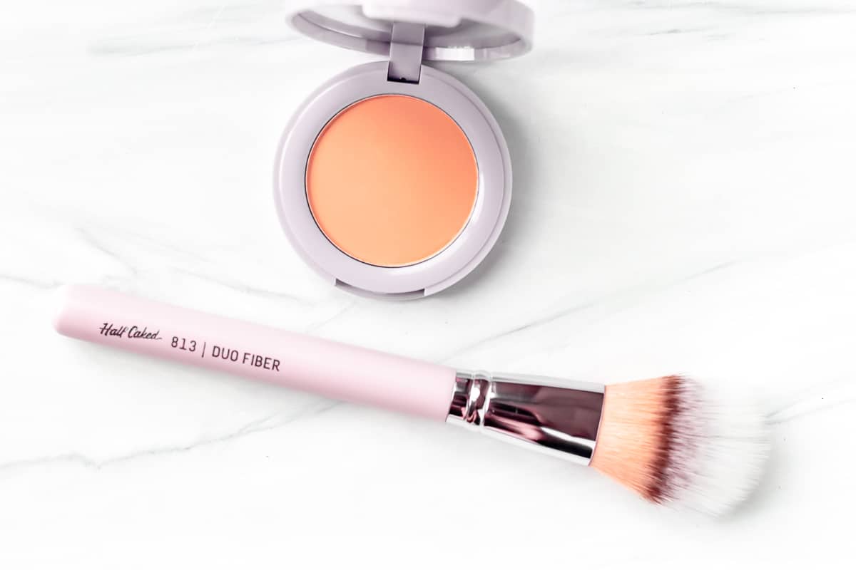 Half Caked Best Friends Forever - In Bloom + Duo Fiber Brush Set on a white background.