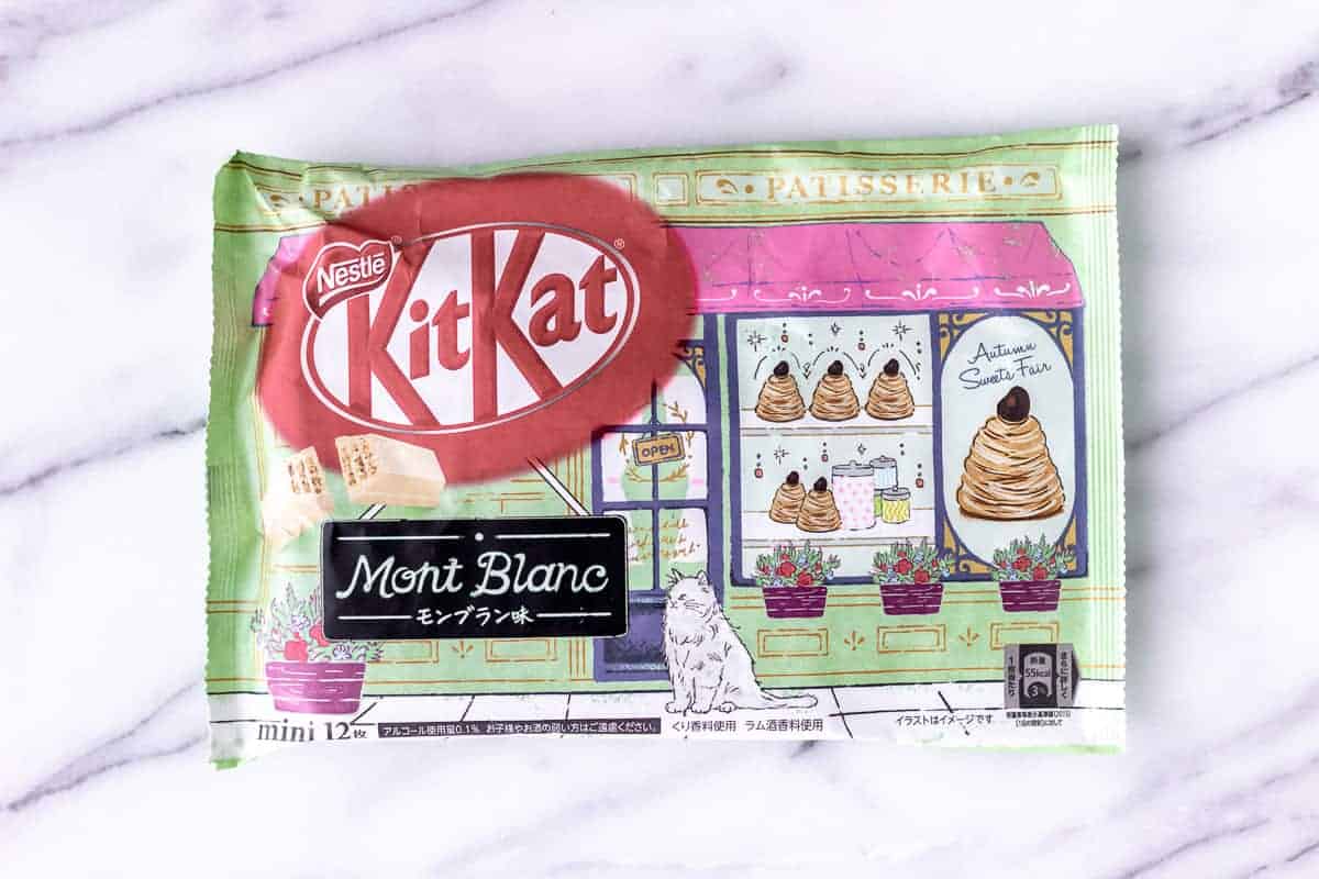 KitKat Party Pack in Mont Blanc flavor.